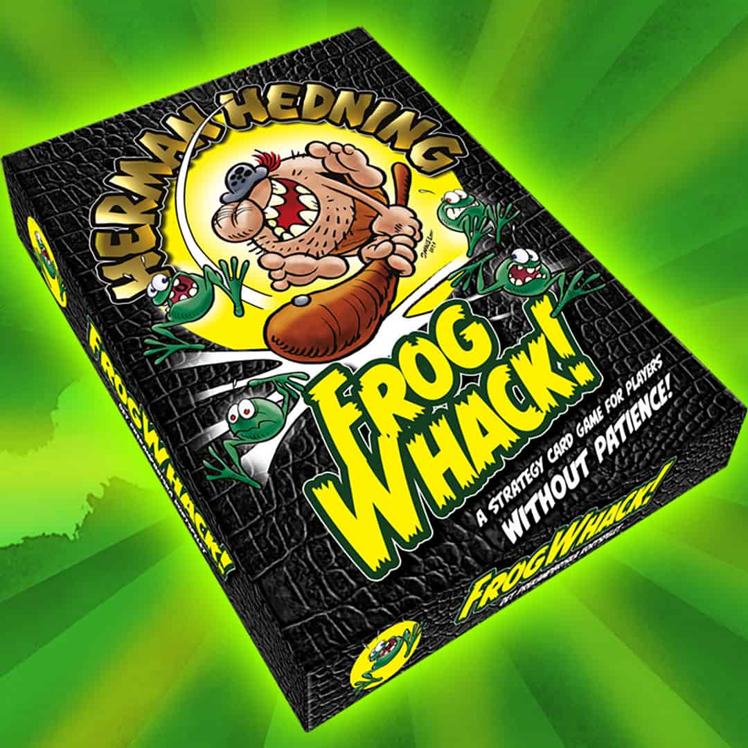 Glimne, Dan ; Darnell, Jonas : Herman Hedning - FrogWhack! (kortspel)