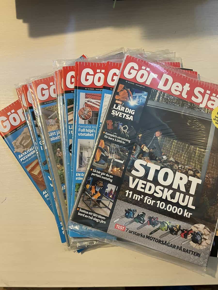 Gör Det Själv - 13 st tidningar från 2020-2021