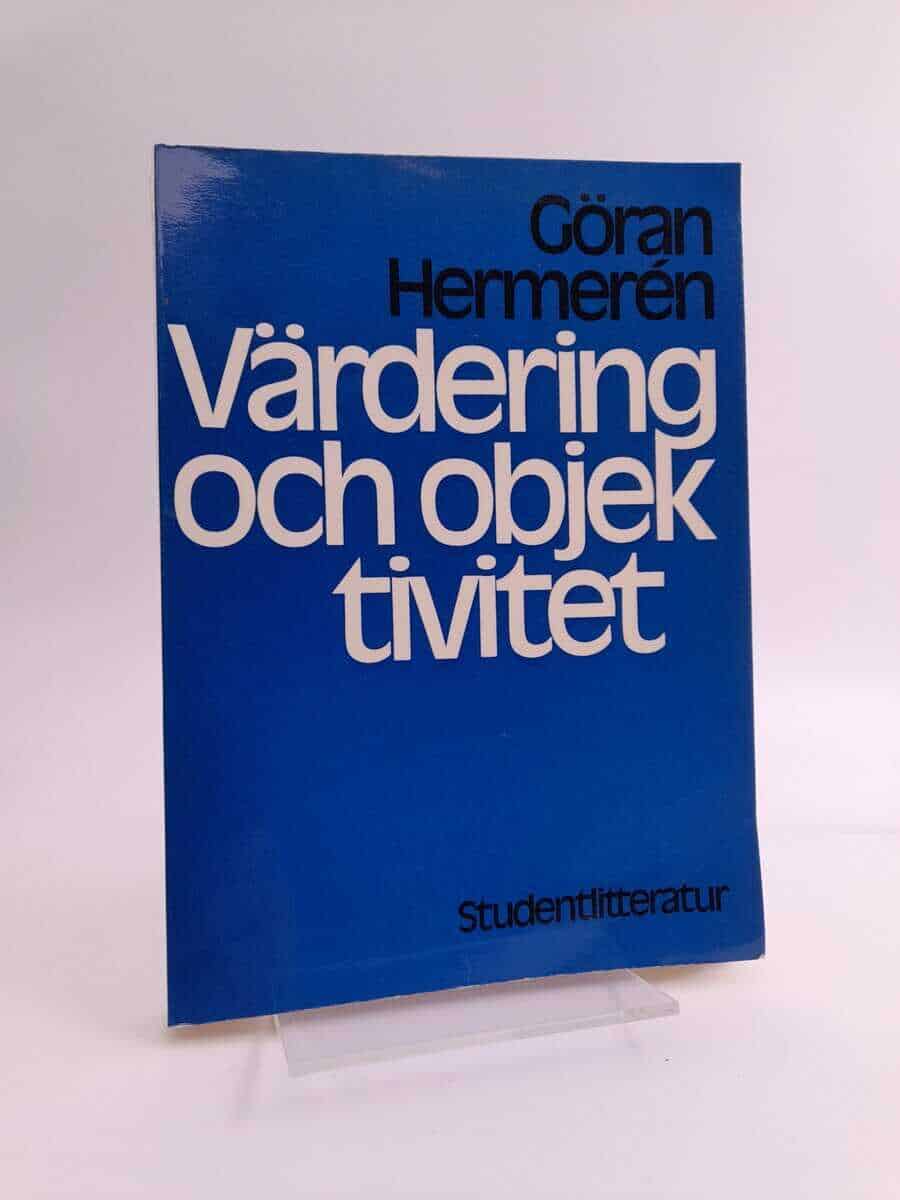 Göran Hermerén : Värdering och objektivitet