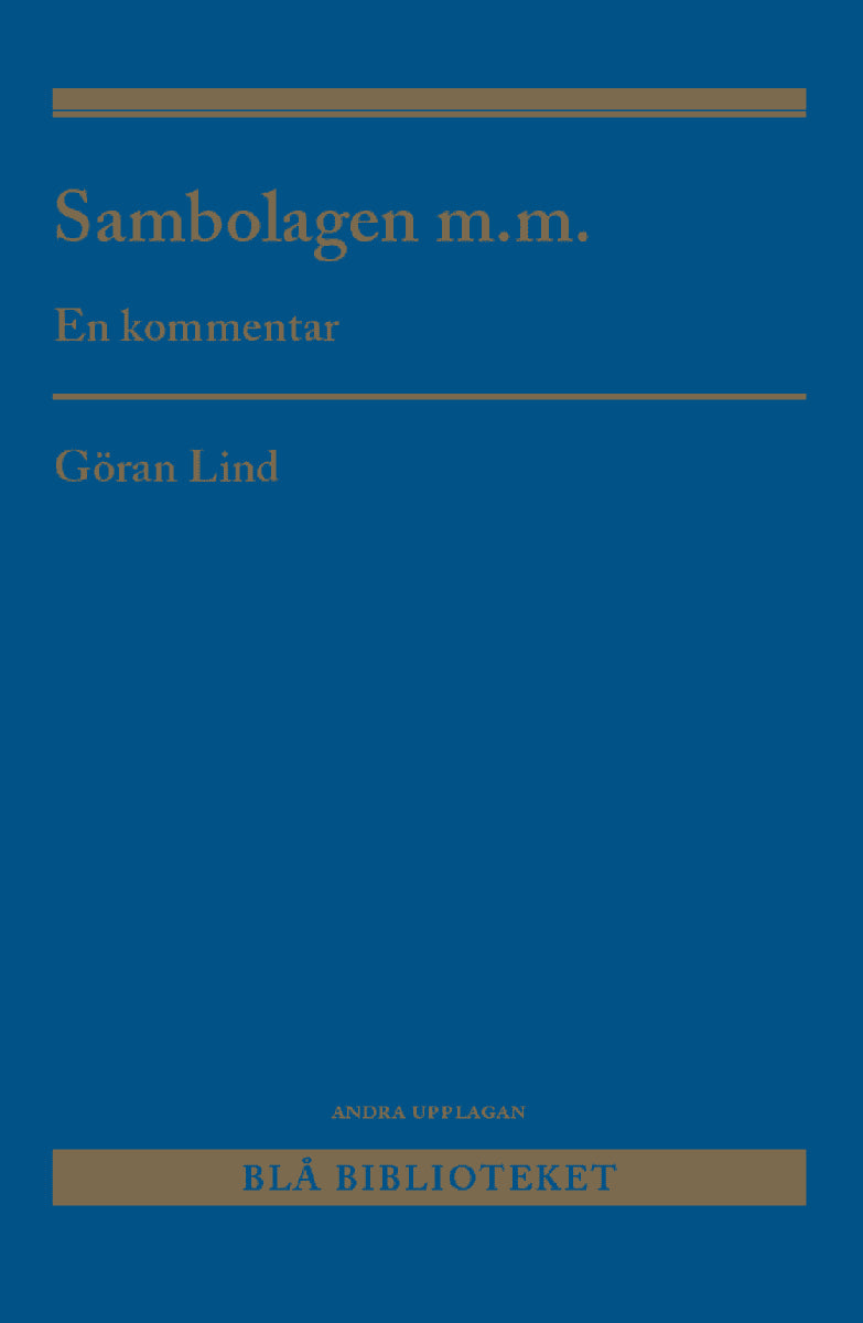 Göran Lind : Sambolagen m.m. : en kommentar