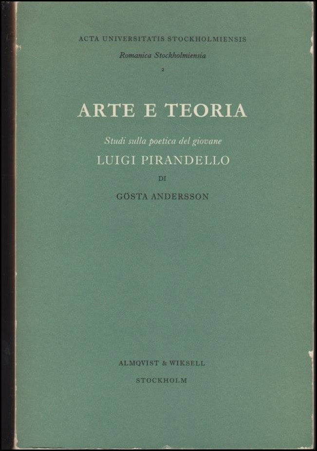 Gösta Andersson : Arte e teoria