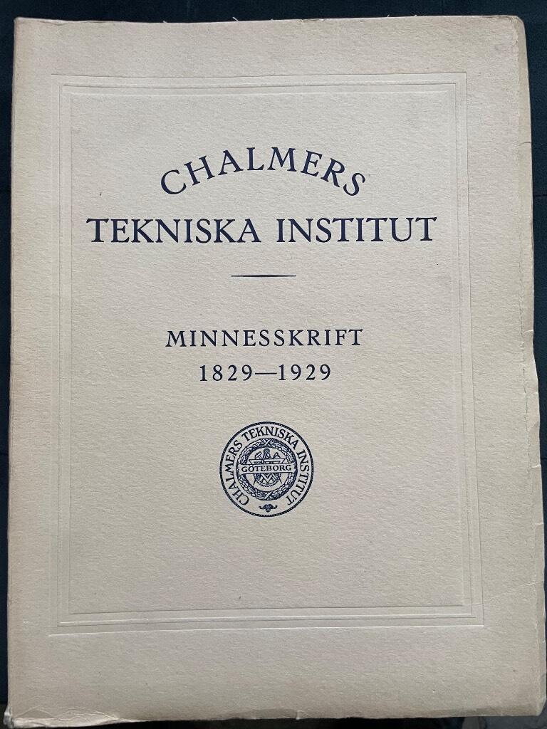 Gösta Bodman : Chalmers tekniska institut