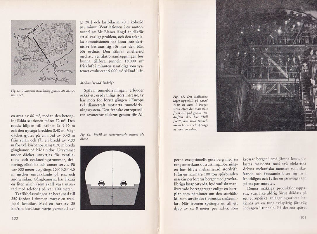 Gösta E. Sandström : Tunnlar