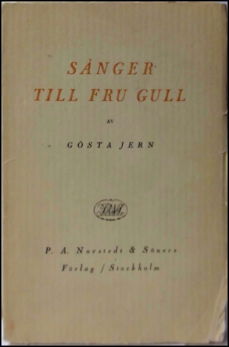 Gösta Jern : Sånger till fru Gull
