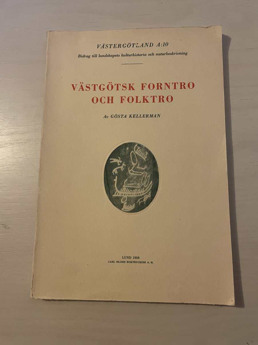 Gösta Kellerman : Västgötsk forntro och folktro