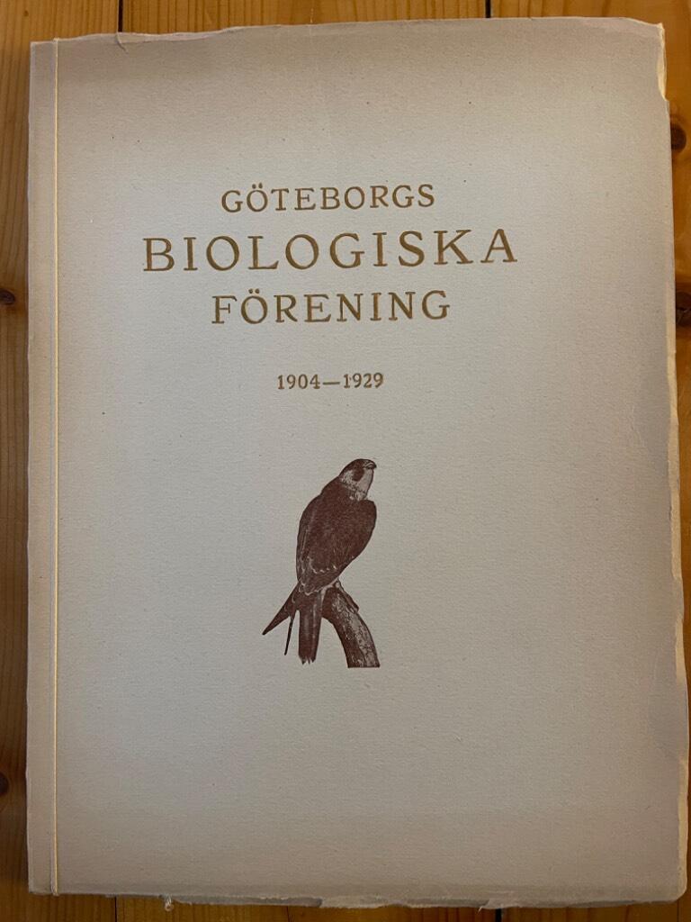 Göteborgs Biologiska förening 1904-1929
