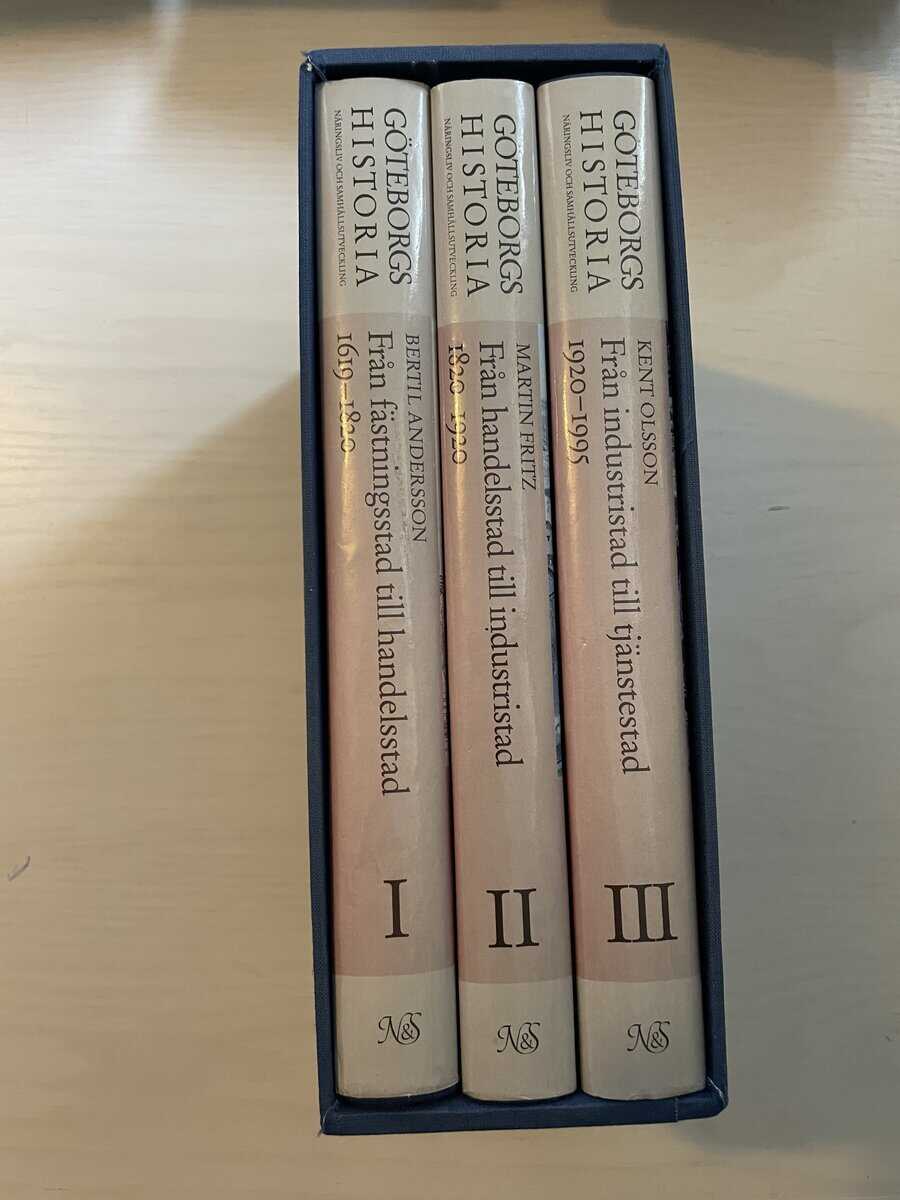 Göteborgs historia näringsliv och samhällsutveckling I-III (1-3)