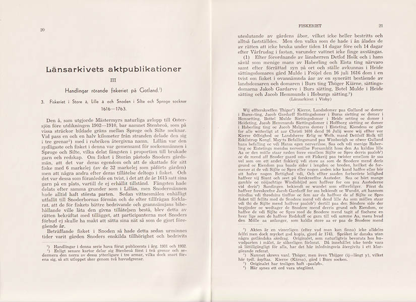 [Gotland ; fiske] : Handlingar rörande fiskeriet på Gotland. III.1-3