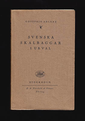 Gottfrid Adlerz : Svenska skalbaggar i urval