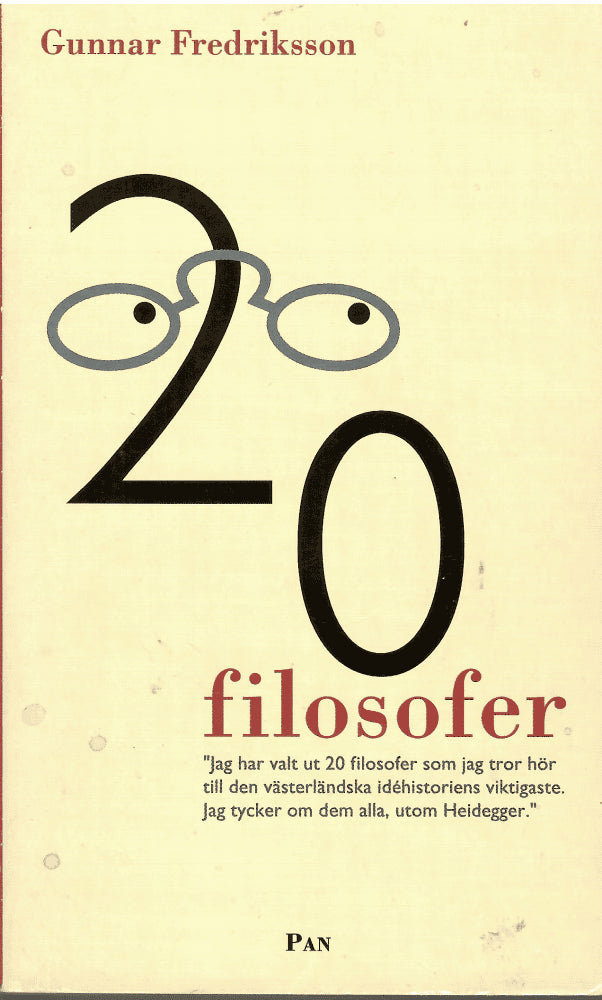 Gunnar Fredriksson : 20 filosofer