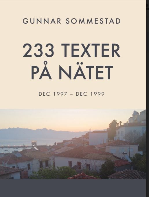 Gunnar Sommestad : 233 texter på nätet