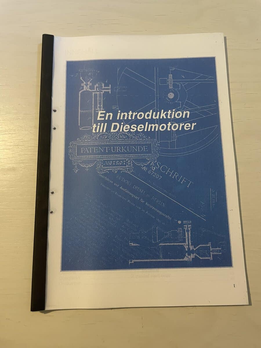 Gunnar Syrjämäki : En introduktion till dieselmotorer