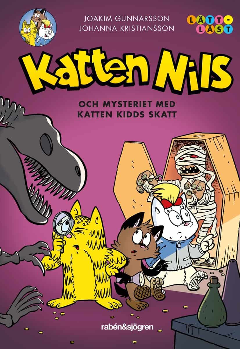 Gunnarsson, Joakim ; Kristiansson, Johanna : Katten Nils och mysteriet med Katten Kidds skatt