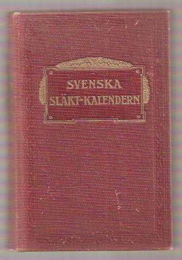 Gustaf. Elgenstierna : Svenska släktkalendern 1930.