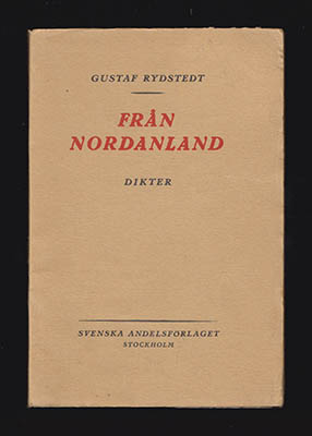 Gustaf Rydstedt : Från nordanland
