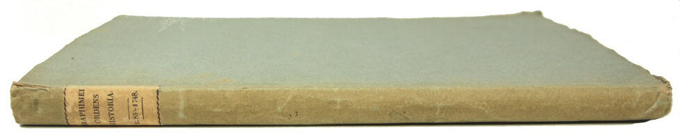 Gustaf Wilhelm af Tibell : Seraphimer ordens historia - Första tidehvarfvet ifrån år 1285 till år 1748