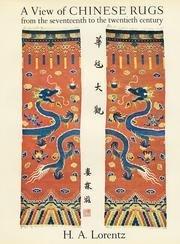 H. A. Lorentz : A View of Chinese Rugs