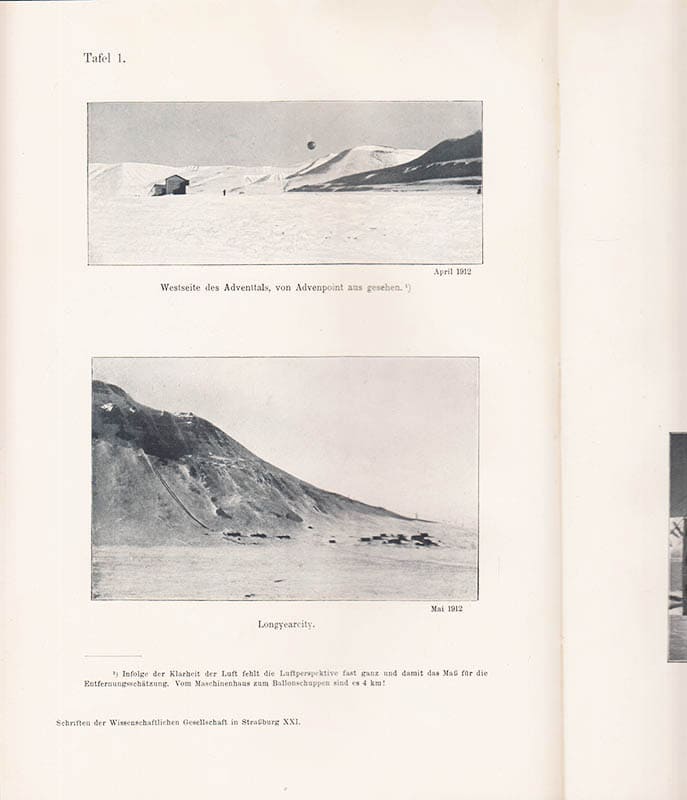 H. Hergesell : Das Deutsche Observatorium in Spitzbergen. Beobachtungen und Ergebnisse I. Herausgegeben von H. Hergesell. Mit 10 Abbildungen im Text, 8 Tafeln und 1 Karte