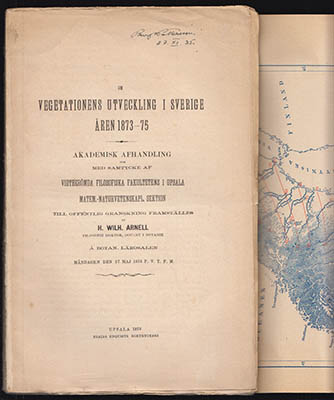 H. Wilh. Arnell : Om vegetationens utveckling i Sverige åren 1873-75