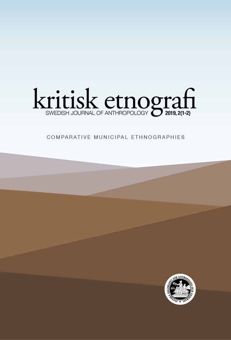 Hagberg, Sten ; Hellman, Jörgen [red.] : kritisk etnografi – Swedish Journal of Anthropology, 2019, Vol 2