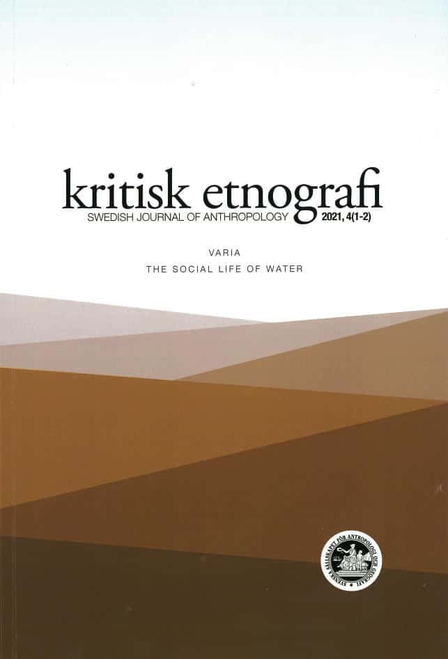 Hagberg, Sten ; Hellman, Jörgen [red.] : kritisk etnografi – Swedish Journal of Anthropology, 2021, vol. 4
