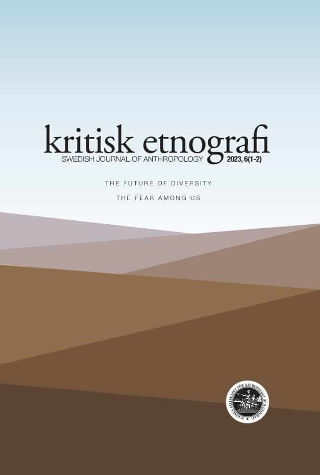 Hagberg, Sten ; Hellman, Jörgen [red.] : Kritisk etnografi - Swedish Journal of Anthropology, 2023, Vol. 6 (1-2)