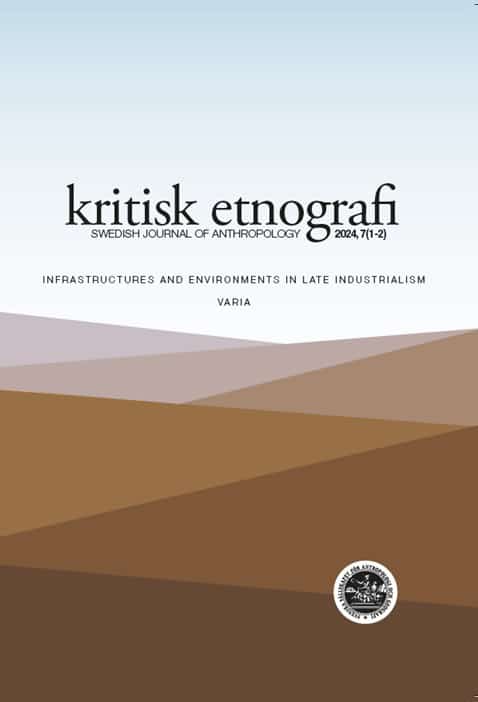 Hagberg, Sten ; Hellman, Jörgen [red.] : kritisk etnografi - Swedish Journal of Anthropology, 2024, Vol. 7 (1-2)