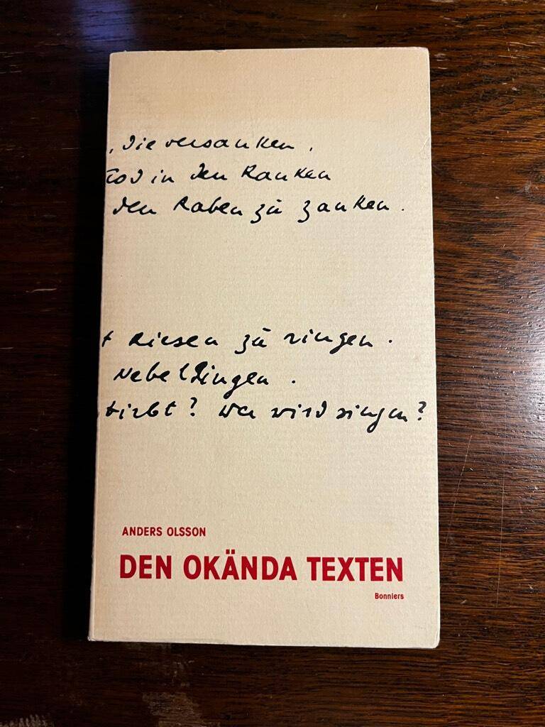 Håkan Arlebrand : Det okända
