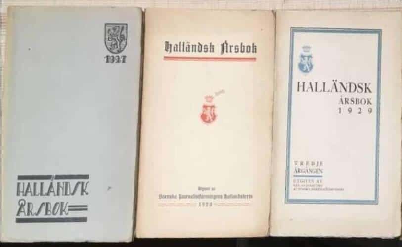 Halländsk årsbok årg 1-3, 1927-1929