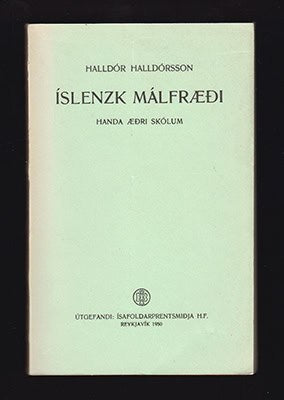 Halldór Halldórsson : Íslenzk málfræði