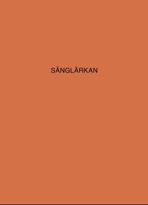 Hamish Fulton : Sånglärkan