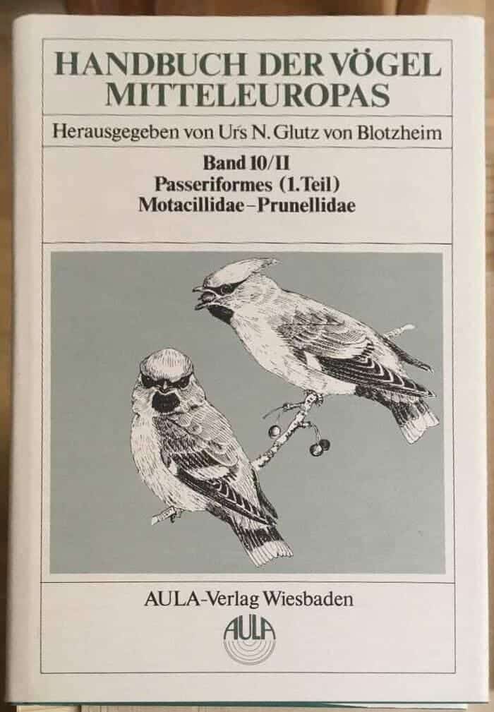 Handbuch der Vögel Mitteleuropas 10, del II