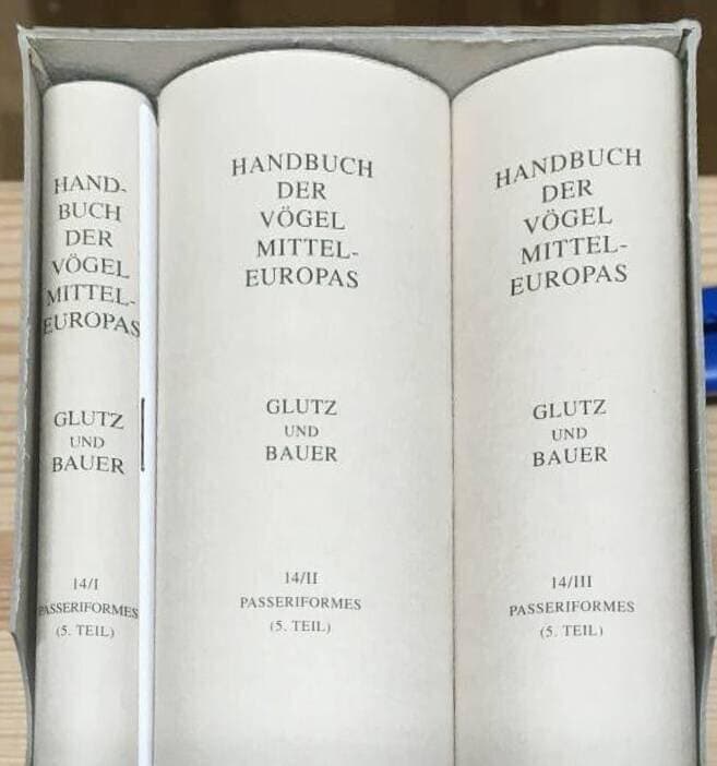 Handbuch der Vögel Mitteleuropas 14 del I, II & III
