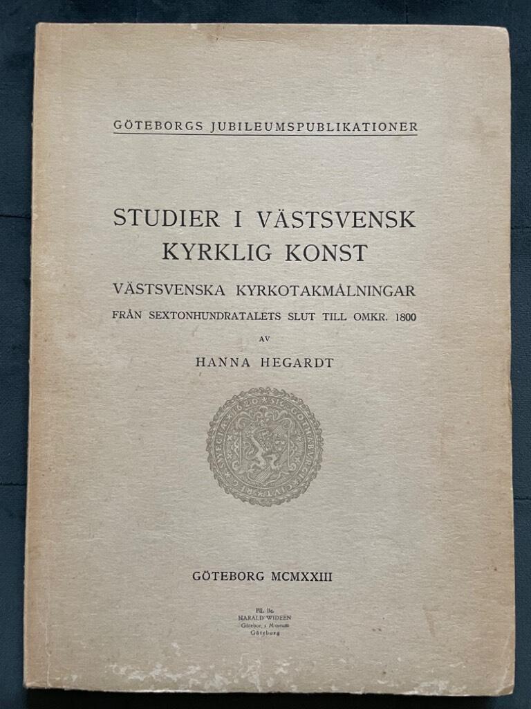 Hanna Hegardt : Studier i västsvensk kyrklig konst