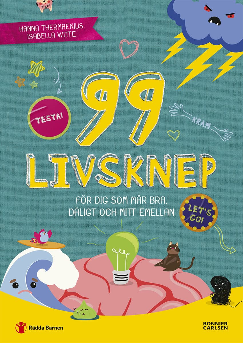 Hanna Thermaenius : 99 livsknep för dig som mår bra, dåligt och mittemellan : en bok om psykisk hälsa och känslor för dig på mellanstadiet