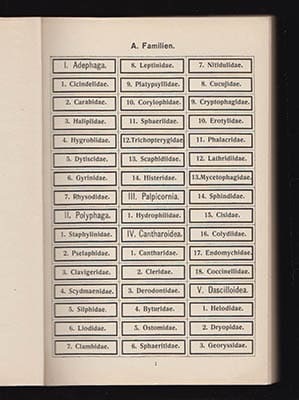 Hans Konwiczka : Etiketten für Käfersammlungen