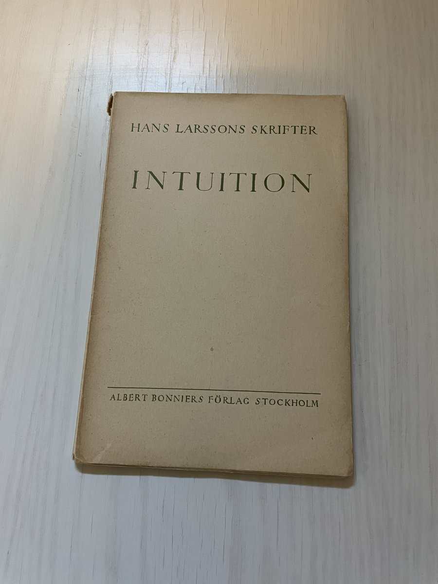 Hans Larsson : Intuition