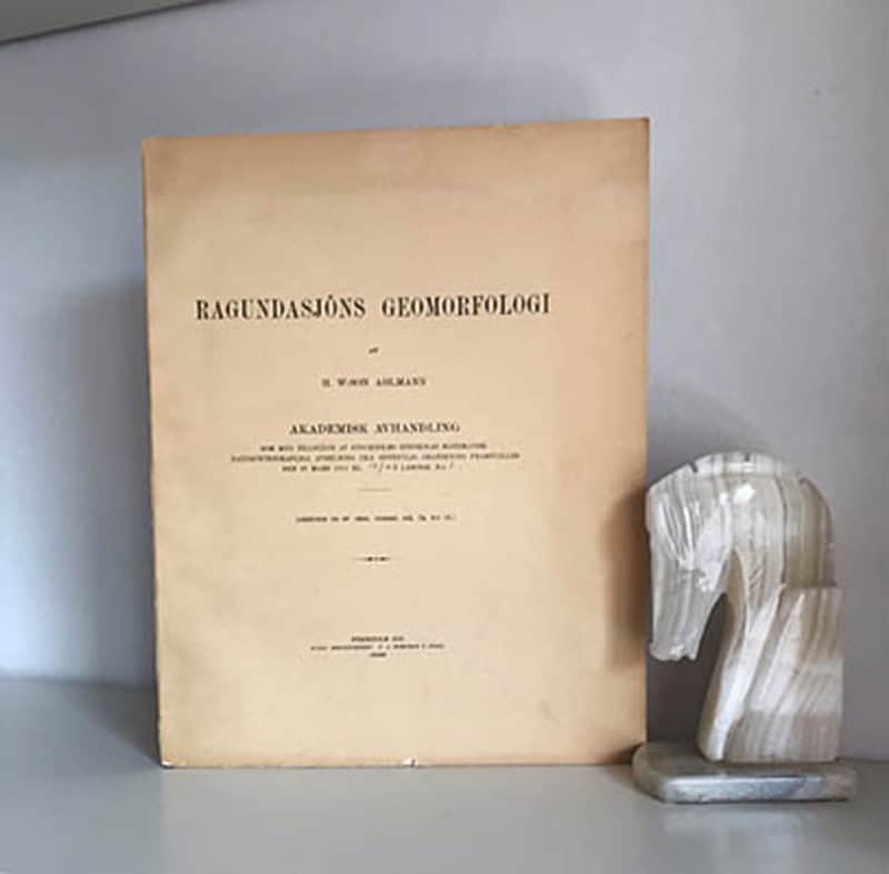 Hans W:son Ahlmann : Ragundasjöns geomorfologi