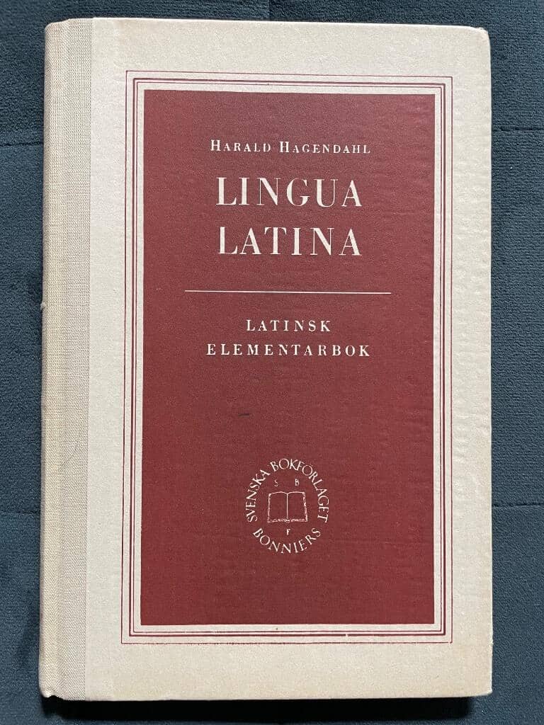 Harald Hagendahl : Lingua latina