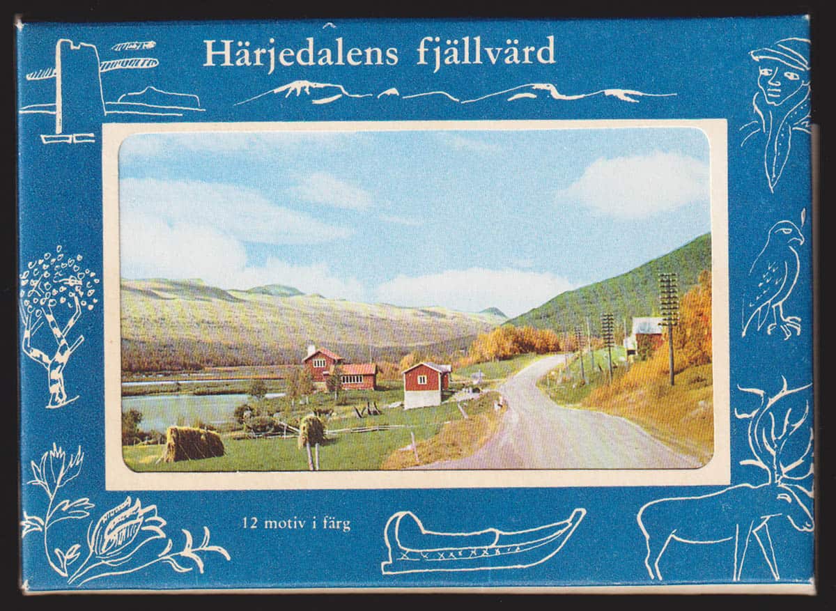 Härjedalens fjällvärd. 12 motiv i färg (vykort)