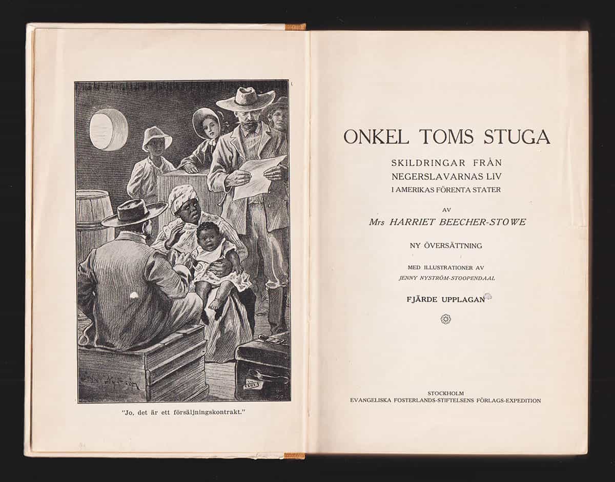 Harriet Beecher Stowe : Onkel Toms stuga. Skildringar från negerslavarnas liv i Amerikas Förenta Stater