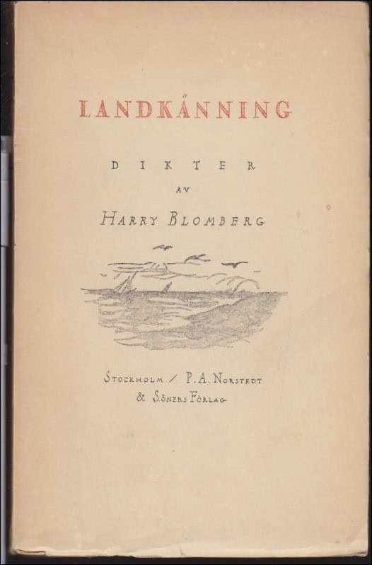 Harry Blomberg : Landkänning