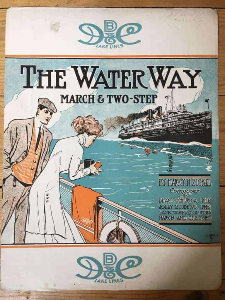 Harry Zickel : The Water Way March & Two-Step
