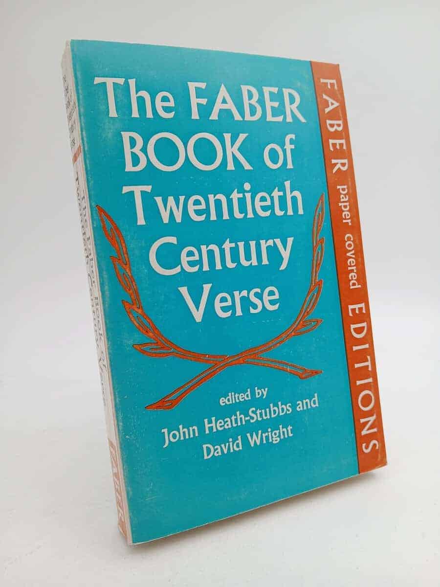 Heath-Stubbs, John ; Wright, David : The Faber Book of Twentieth Century Verse