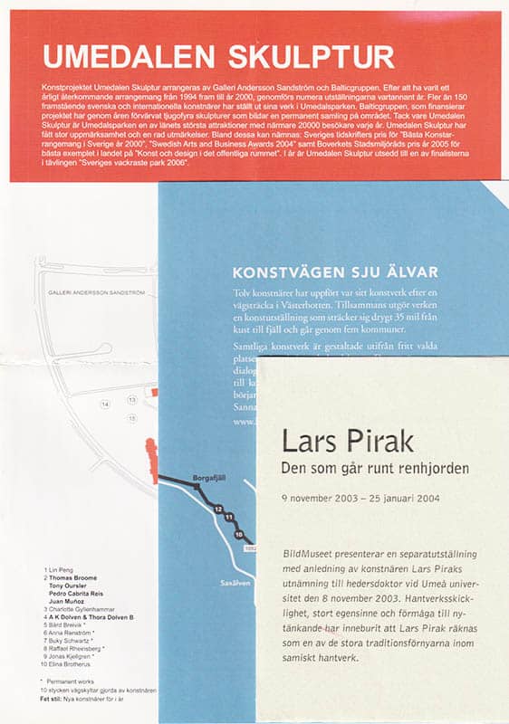 Hedberg, Mikke ; Berggren, Lenita [red.] : Skulpturguide Umeå