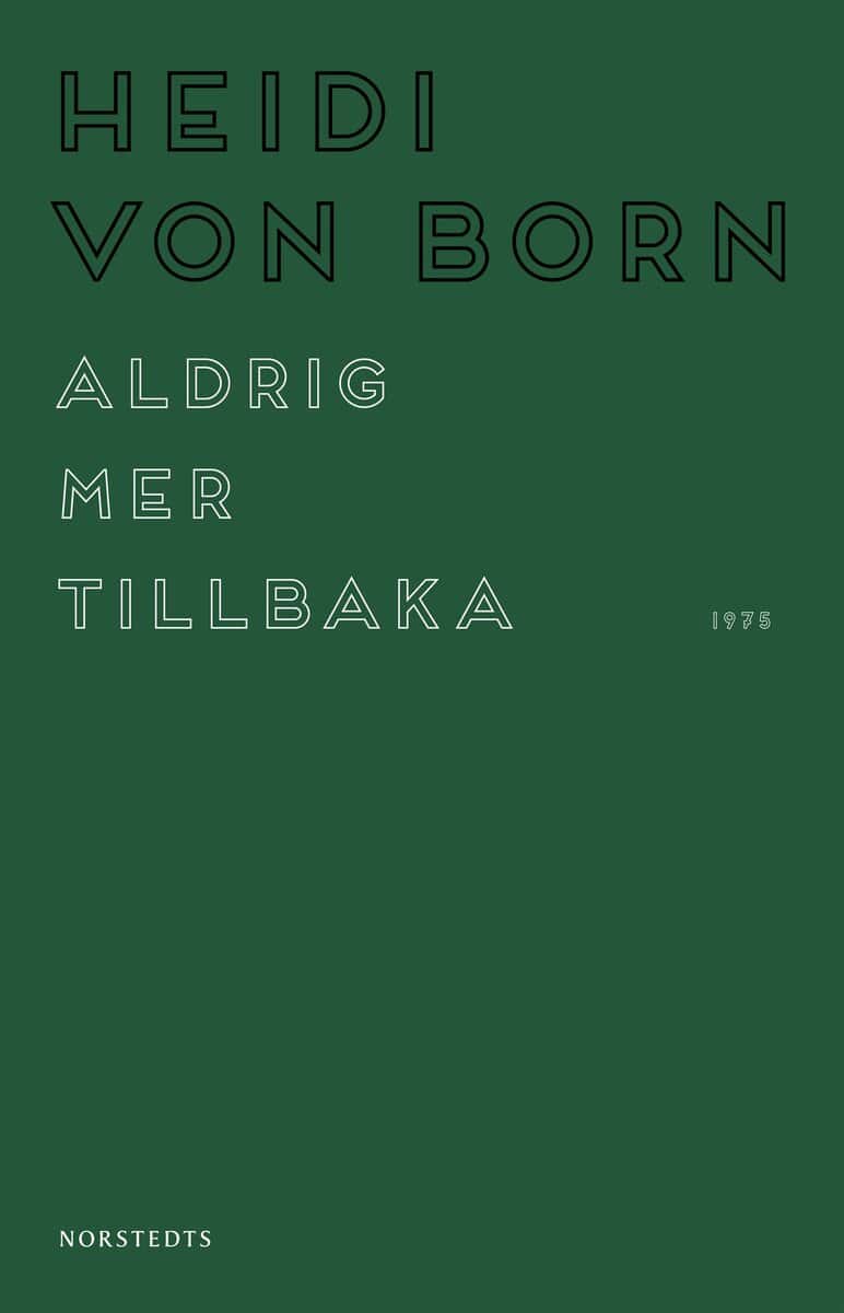 Heidi von Born : Aldrig mer tillbaka