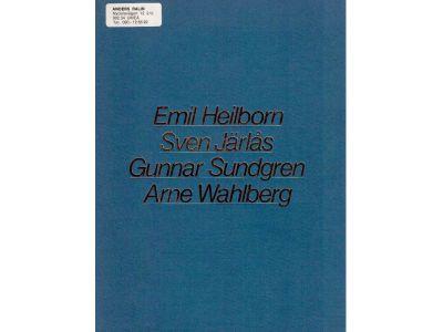 Heilborn, Emil, m.fl. : Fotografer. Emil Heilborn, Sven Järlås, Gunnar Sundgren, Arne Wahlberg