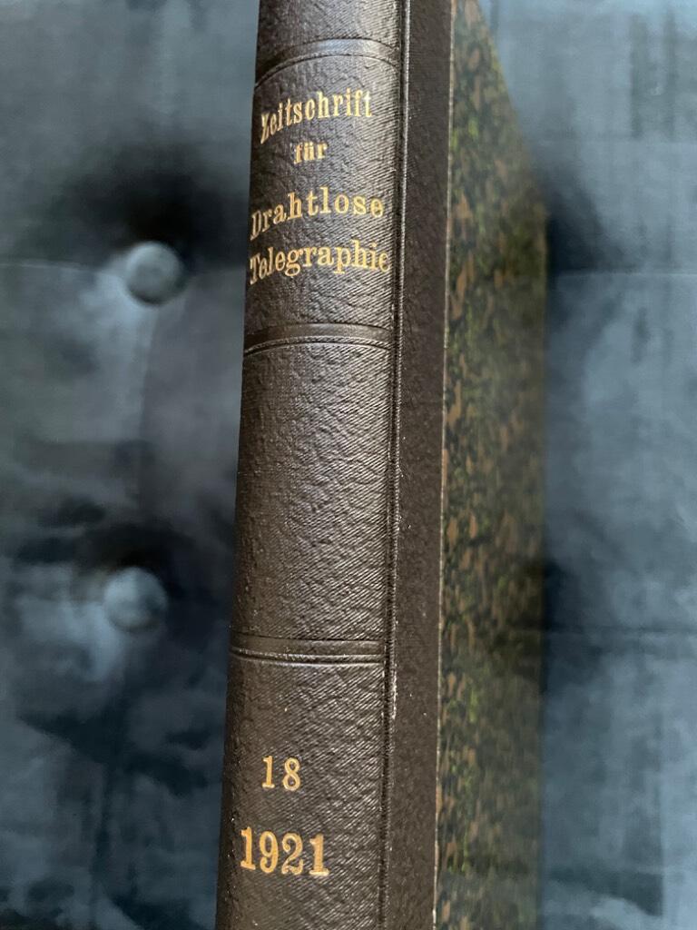 Heinrich Faßbender : Zeitschrift für drahtlose Telegraphie und Telephonie sowie des Gesamtgebietes der Hochfrequenztechnik. Jahrbuch.