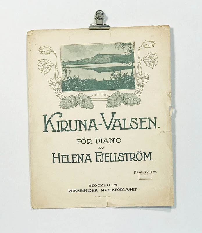 Helena Fjellström : Kiruna-Valsen för piano