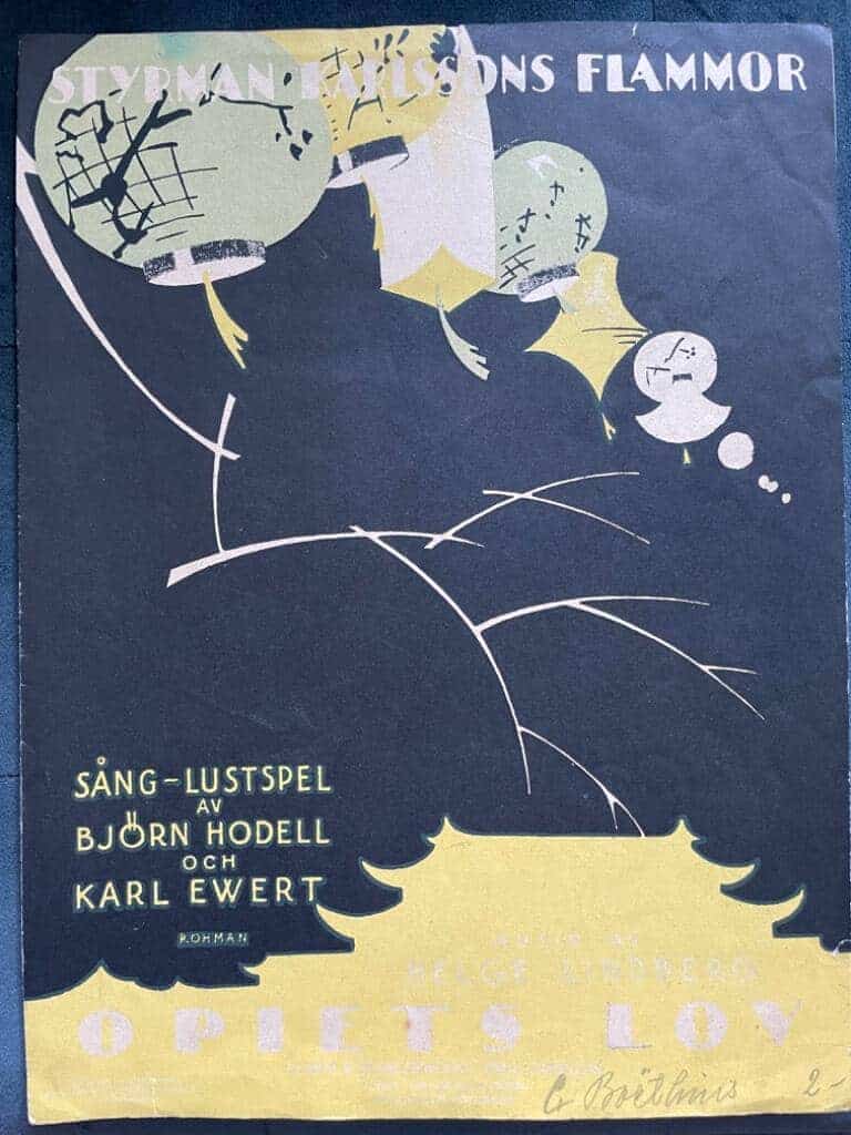Helge Lindberg, Björn Hodell, Karl Ewert : Opiets Lov